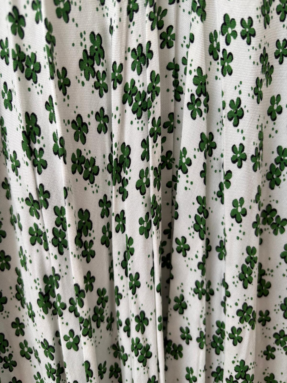 Off White green flowers