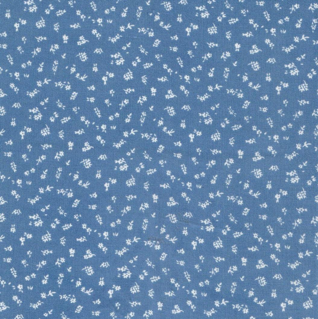 Denim Blue Floral