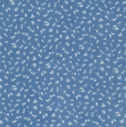 Denim Blue Floral