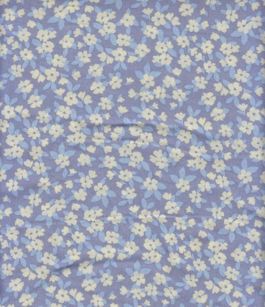 Flowers blue/ivory