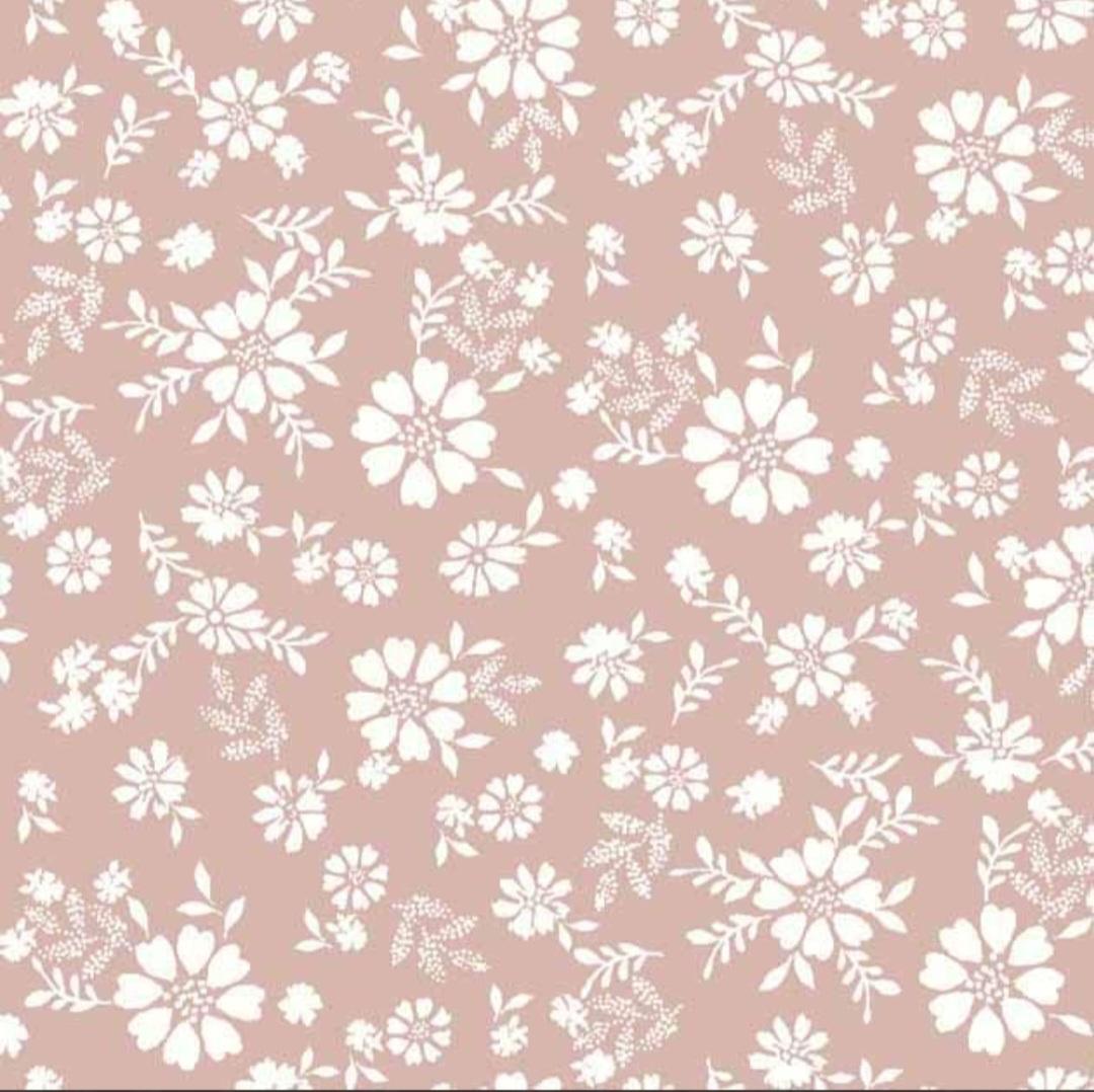Blush Off White ditsy floral
