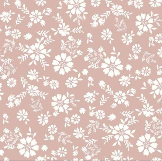 Blush Off White ditsy floral