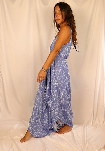 Denim Blue Floral