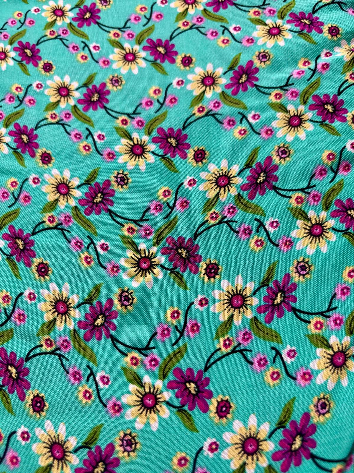 Turquoise flowers
