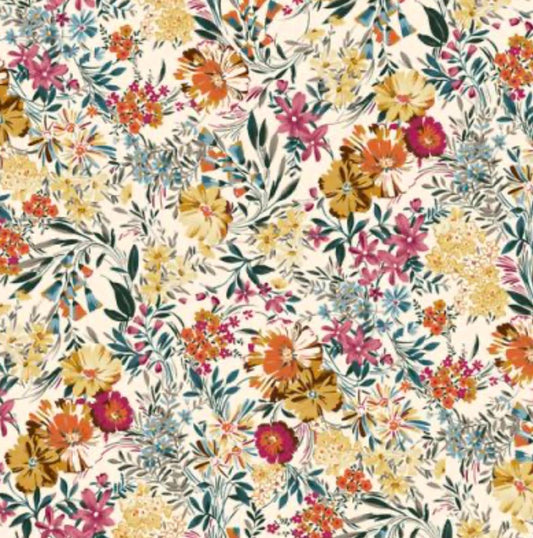 Tan Golden Glow Floral